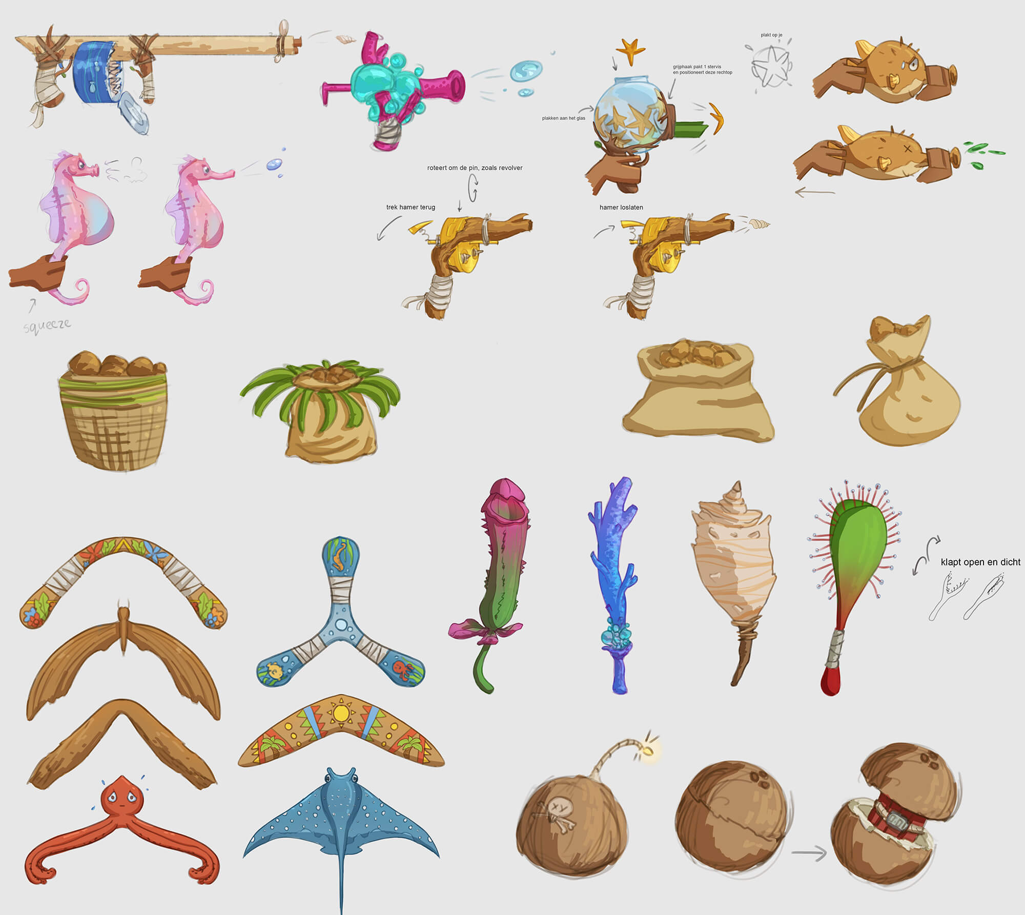 weapons